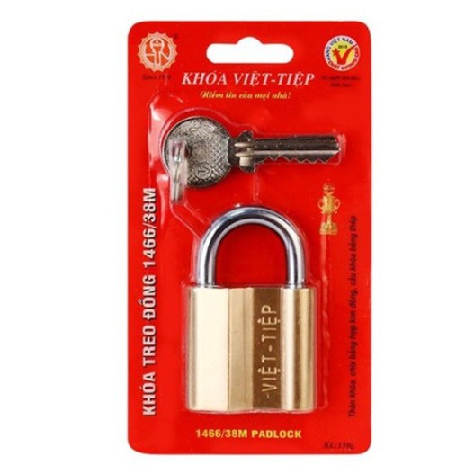 [CHÍNH HÃNG] Khoá treo đồng Việt - Tiệp Cao cấp - Chống trộm - Bảo hành 2 năm | Mã SP: 0138M