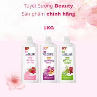 Sữa tắm dưỡng thể thiên nhiên trắng sáng da Hazeline 1KG