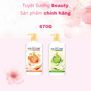  Sữa tắm dưỡng thể thiên nhiên trắng sáng da Hazeline 670G 