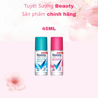  Lăn khử mùi Rexona dưỡng sáng tự nhiên khô thoáng tối ưu dành cho nữ 45ml 