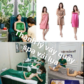 Váy quây lụa spa (Thanh lý tồn kho lẻ màu)