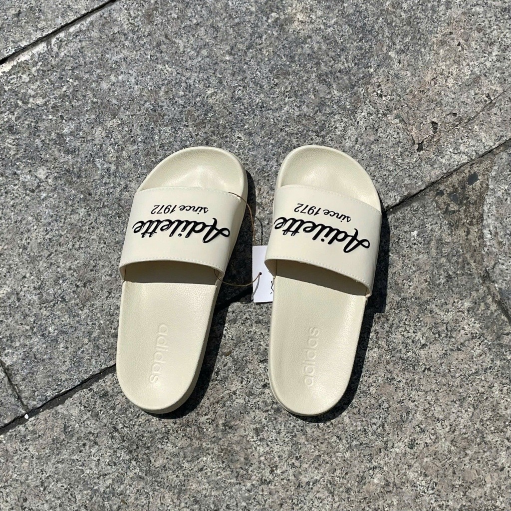 [Chính Hãng] Dép Adidas Adilette Shower - Retro 1972 Cream - Code: GZ9510