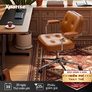 【Bán Chạy 15K+ Xpanse ghế làm việc xoay văn phòng đốc đệm êm Phong cách retro  ghế giám đốc ghế trang điểm