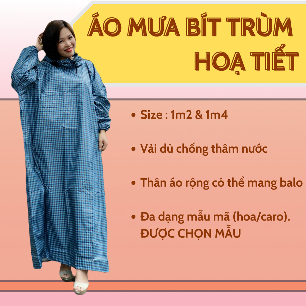 Áo mưa bít trùm