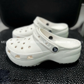MEOXINHSTUDIO [Ảnh Thật] / Dép Clog Nữ Crocs Platform Kèm 10 Charm Random( Đi Đúng Size)