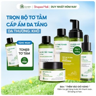 Bộ Chăm Sóc Da Chuyên Sâu Tơ Tằm 6 Sản Phẩm Dưỡng Ẩm Da Chuyên Sâu Cỏ Mềm