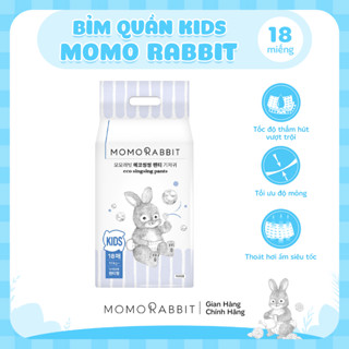 Bỉm quần Momo Rabbit - Size KIDs - 18 pcs - 16kg++