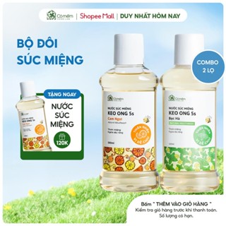 Combo 2 Chai Nước Súc Miệng Giảm Hôi Nhiệt Miệng Ngừa Sâu Răng Hiệu Quả Cỏ Mềm