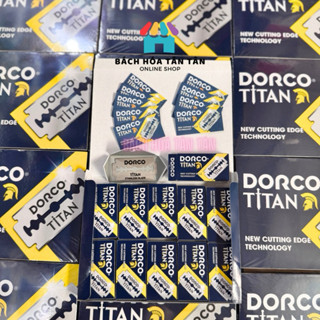  Chính hãng  Lưỡi lam Dorco Titan xanh siêu bén siêu bền 100 chiếc 