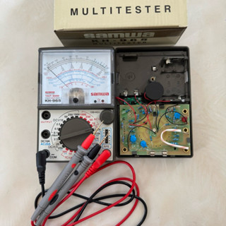   Que Đo Xịn-Linh Kiện Cắm  ĐỒNG HỒ ĐO ĐIỆN VẠN NĂNG KH965 Chuẩn Thợ Que Đo Mũi Kim Dây Dài 1.1M 