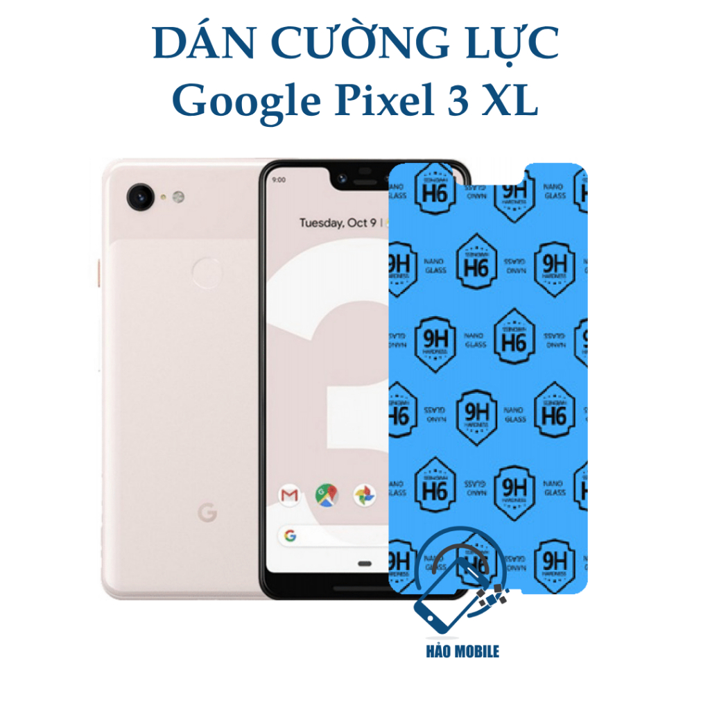 Dán Cường lực dẻo nano 9H Google Pixel 3 XL (Google Pixel 3XL) trong suốt, cảm ứng mượt