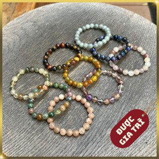 Vong Tay Đá Size Hạt 8li, Bình An Nhiều Năng Lượng - ĐƠN 8MM