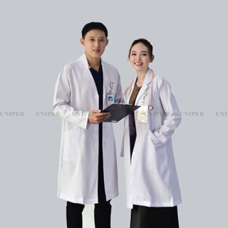 Áo Blouse Bác Sĩ Tay Dài Nam Nữ Hiện Đại-Uniper