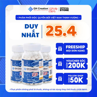 [ HÀNG CHÍNH NGẠCH] COMBO 12 lọ Viên Uống Phát Triển Chiều Cao GH Creation Ex + Nhật Bản