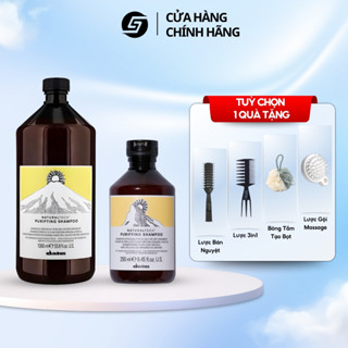 Dầu gội đầu Davines Purifying Shampoo - Davines vàng- Giảm gàu hiệu quả với tinh chất thảo dược