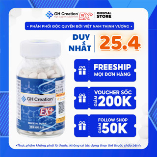 [HÀNG CHÍNH NGẠCH] Viên Uống Hỗ Trợ Phát Triển Chiều Cao Nhật Bản GH Creation EX+