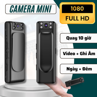  Máy quay phim kết hợp ghi âm 2 trong 1 - Camera mini Full HD sắc nét 30fps dùng làm ra cầm tay hoặc camera giám sát 
