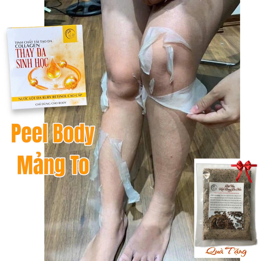 Thay Da Sinh Học Peel Body Ruby Retinol - ( Lột Da Body | Phục Hồi Tái Tạo Da Collagen | Tẩy Da Chết Peel Da )