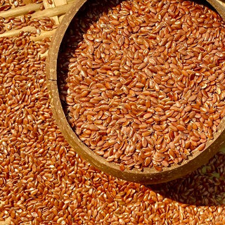 Hạt Lanh Nâu Canada Hữu Cơ(Hạt sống) Làm Sữa Hạt, ủ tóc, đắp mặt - - Tốt Cho Sức Khỏe