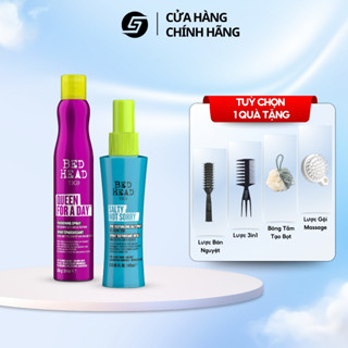 Xịt tạo phồng Tigi Bed Head Queen For A Day | Xịt muối biển Tigi Salty Not Sorry tạo cấu trúc tóc