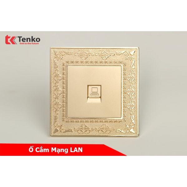 Ổ Cắm Mạng Mặt Tân Cổ Điển Tenko TK-F88-50
