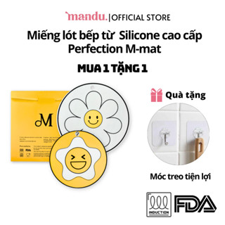 Miếng lót bếp từ Perfection M-Mat, silicon FDA cao cấp, chống xước bếp, cảm ứng từ, chịu nhiệt cao
