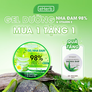 [MUA 1 TẶNG 1] Gel Nha Đam Dưỡng Ẩm & Làm Mềm Da - Gel Lô Hội 98% Aloe Vera Gel MILAGANICS (Hũ)