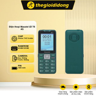Điện thoại Masstel IZI T6 4G Xanh Lá