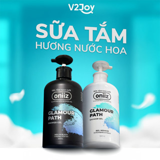 Sữa tắm hương nước hoa Oniiz, Gel tắm Bel Homme & Men In Black hương thơm hiện đại, nam tính 500ml