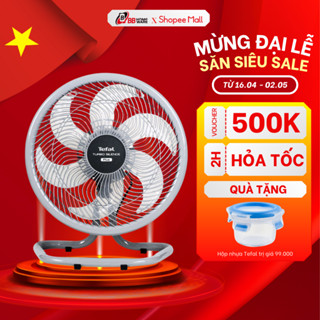 Quạt sàn Tefal Turbo Silence Plus VH686790 80W - Quạt mạnh, gió êm - Bảo hành chính hãng 24 tháng