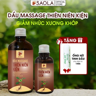 Dầu Massage Lưng, Cổ Vai Gáy, Giảm Đau Nhức, Giúp Dễ Ngủ, Dược Liệu THIÊN NIÊN KIỆN,  30ml,100ml