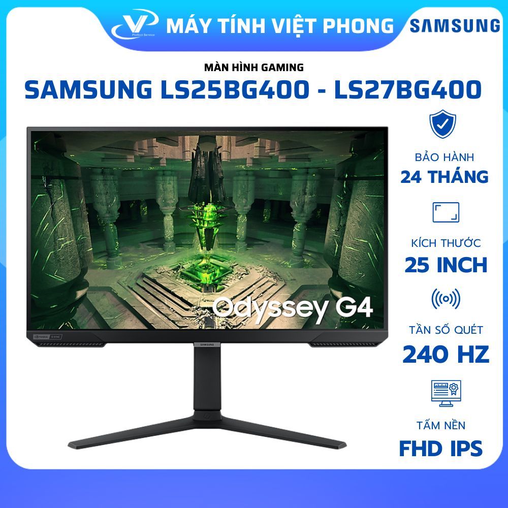 [FULL VAT] MÀN HÌNH GAMING 240HZ SAMSUNG LS25BG400 - LS27BG400 (25-27' FHD - IPS - 240Hz - 1ms - GSy