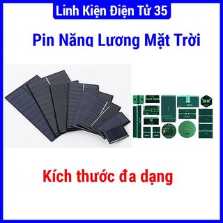 Tấm Pin Năng Lượng Mặt Trời Kích Thước Đa Dạng 