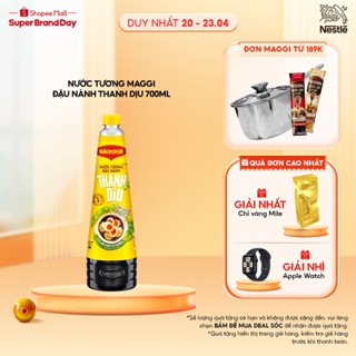 Nước tương Maggi đậu nành thanh dịu 700ml/chai