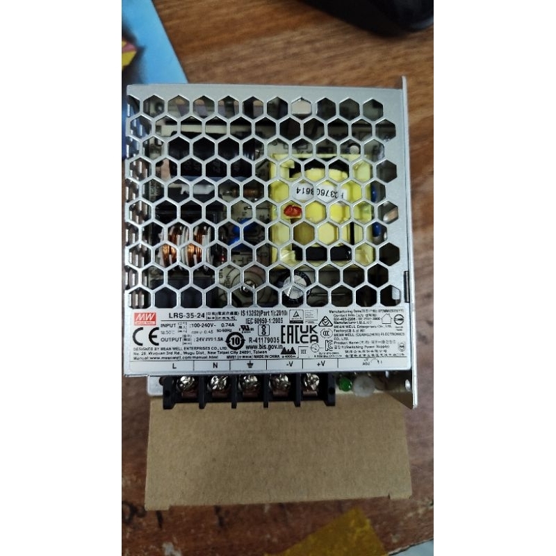 Nguồn Mean well 24vdc-1.5a LRS-35-24