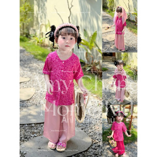   ảnh thật chính chủ  Bộ Bà Ba Bé Gái Gấm mát mềm cao cấp quần Lụa mềm dành cho bé từ 8-42kg 