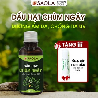 Dầu Chùm Ngây Nguyên Chất SAOLA, Bảo Vệ Da Chống UV Và Thời Tiết Khô Hanh, 10ml và 30ml