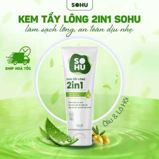 Kem Tẩy Lông Tự Nhiên SOHU 100ml – Dịu Nhẹ, Không Rát, Phù Hợp Da Nhạy Cảm, Hiệu Quả Nhanh