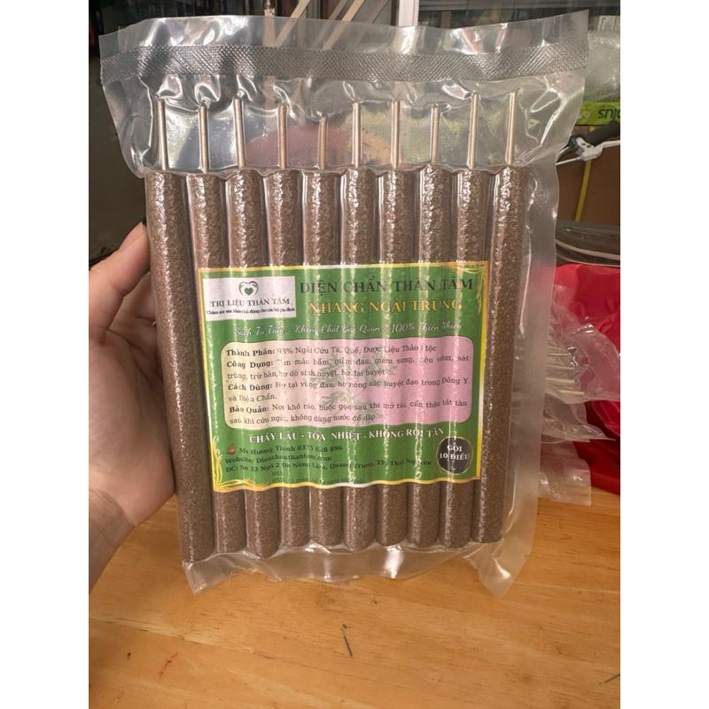 Nhang ngải cứu Diện Chẩn Thân Tâm , nhang ngải cứu trung