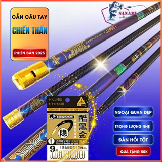 Cần Câu Tay Chiến Thần 8H 6H 5H Chuyên Câu Đài Săn Hàng Tải Tĩnh 4kg Phiên Bản Mới CT42 - Sanami Fishing