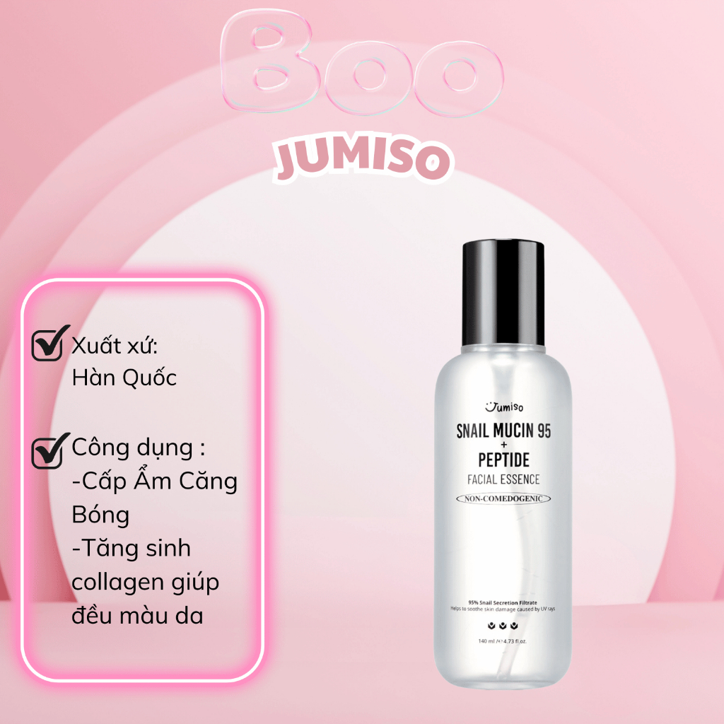 Tinh chất dưỡng da Hàn Quốc Jumiso Snail Mucin Vitamin - 140ml