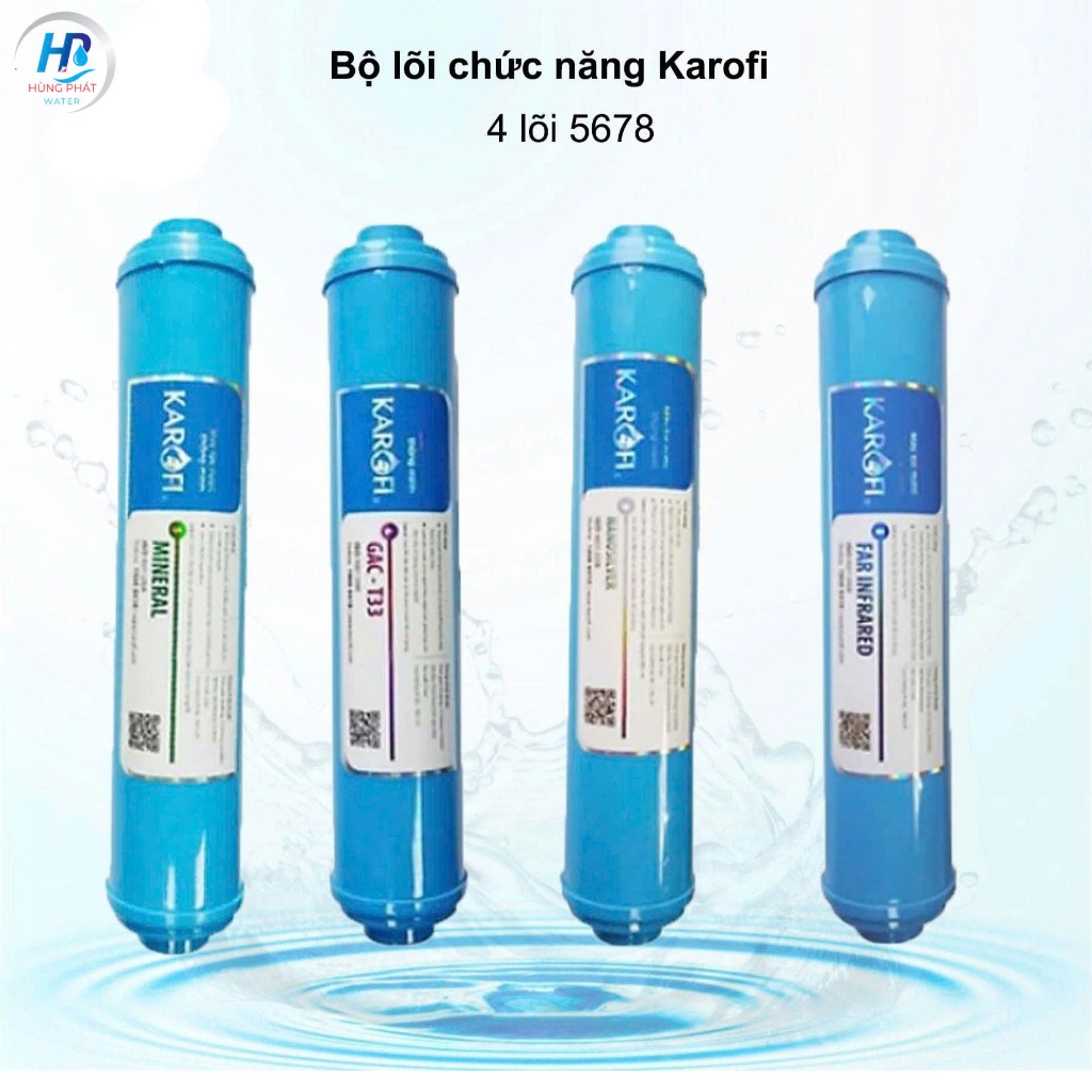 Bộ 4 lõi khoáng 5678 Karofi - Lõi phụ trợ