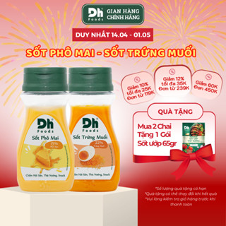 Combo 2 Sốt Phô Mai, Trứng Muối Dh Foods 100g - Béo Ngậy Chấm Trực Tiếp Đồ Chiên, Nướng, Trộn Salad, Chế Biến Hải Sản
