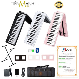 [Chính Hãng] Đàn Piano Điện Gấp Gọn Bora BX20 - Đàn, Chân, Bao, Nguồn 88 Phím Cảm Ứng Lực Có Loa BX-20