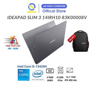 Laptop Lenovo IdeaPad Slim 3 14IRH10 83K00008VN (Intel Core i5-13420H | 16GB | 512GB | 14 inch FHD | Win 11)