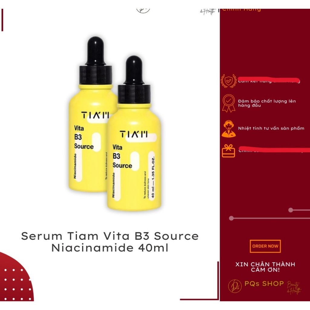 Serum Tiam Vita B3 Source Niacinamide 40ml