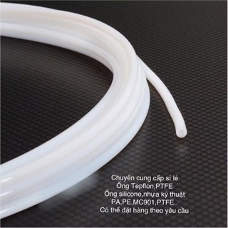 Ống Teflon chịu nhiệt 300 độ 4x6 (1m)