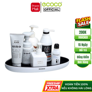 Kệ Góc Đa Năng Dán Tường ECOCO Để Đồ Nhà Tắm, Kệ Để Đồ Gắn Tường Chất Liệu Nhựa ABS, Hàng Chính Hãng