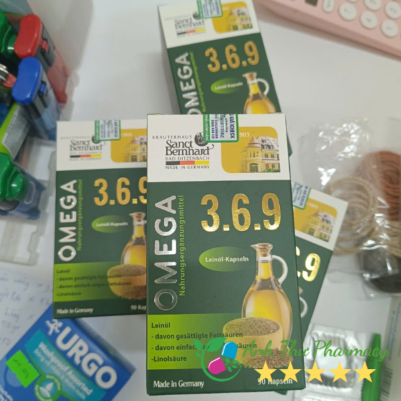 Omega 369 Leinol Kapseln (H/90v)Đức - Thực vật Dùng đc cho người ăn chay, bổ não, cải thiện trí nhớ,