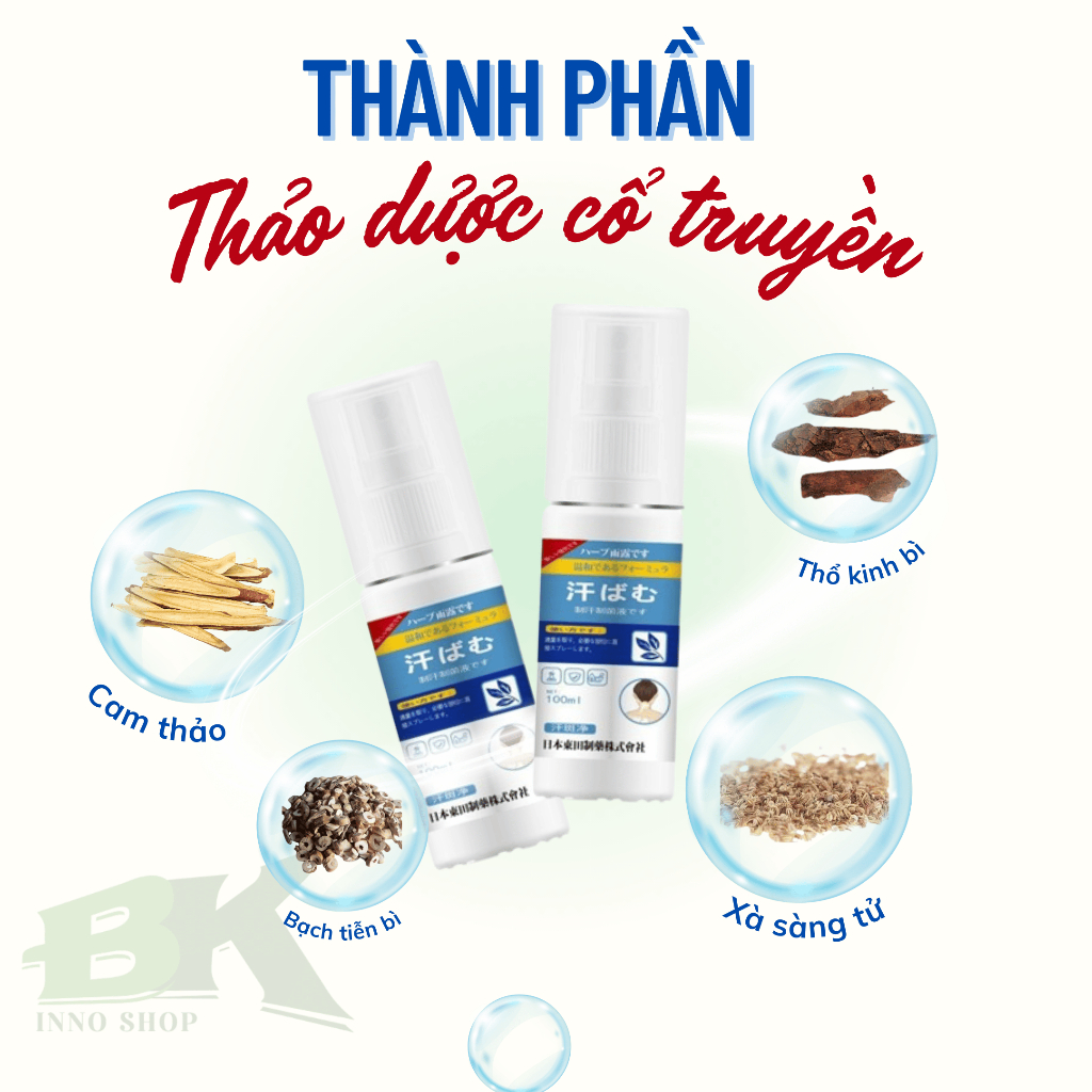 Xịt Bạch Biến Thảo Dược SENKO Nhật Bản 100ml Xoá Mờ Bạch Biến, Hắc Lào, Lang Ben, Vẩy Phấn Trắng, Da Đốm Trắng | BK INNO